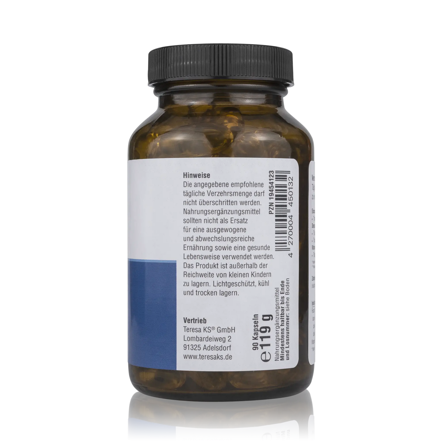Omega 3 Fischöl-Kapseln 2000mg mit natürlichem Vitamin E für beste Bioverfügbarkeit - Hergestellt in Deutschland (90 St.)