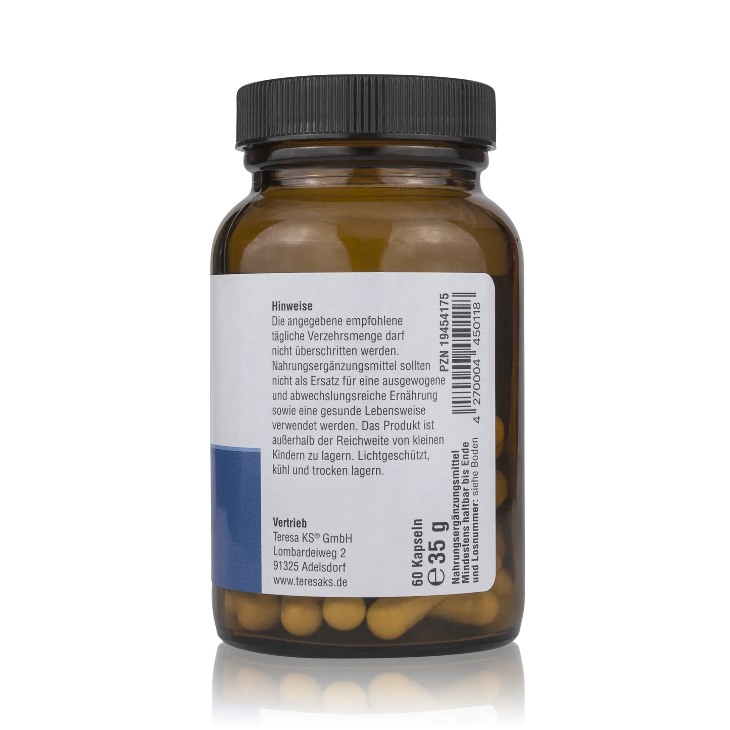 L Arginin 1000mg Kapseln - 100% reines veganes L Arginin - Hergestellt in Deutschland (60 St.)